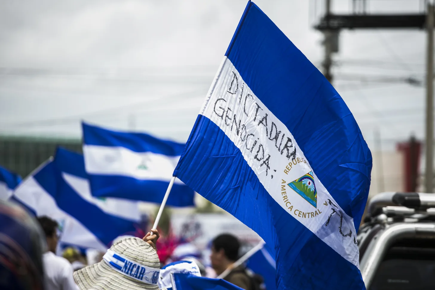 Protestas en Masaya, Nicaragua, en 2018. Fotografía de Jorge Mejía Peralta